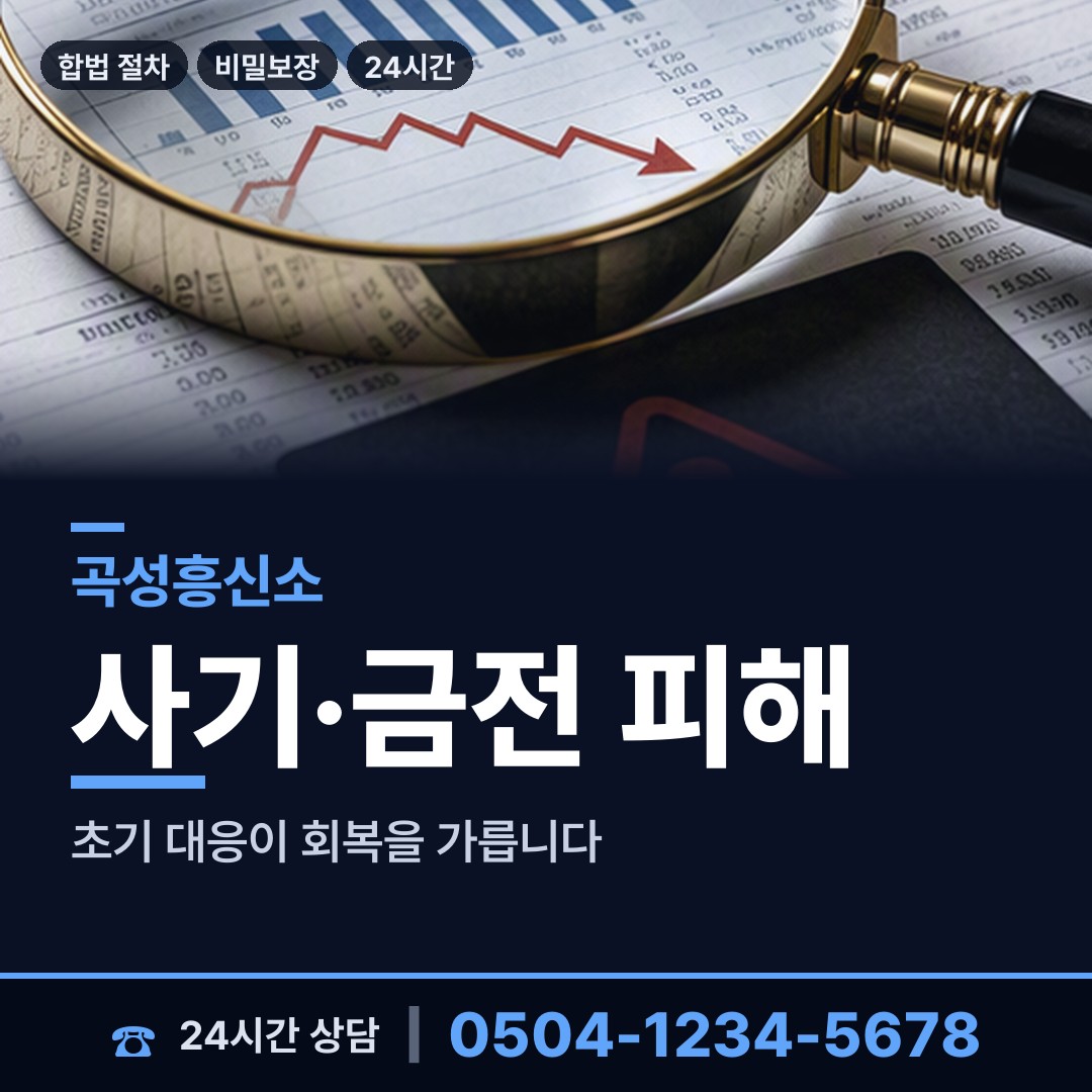 곡성 고달면 사기범찾기 상담 안내